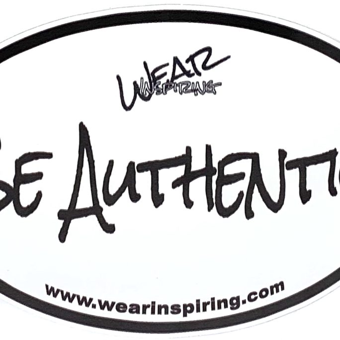 Be Authentic Decal
